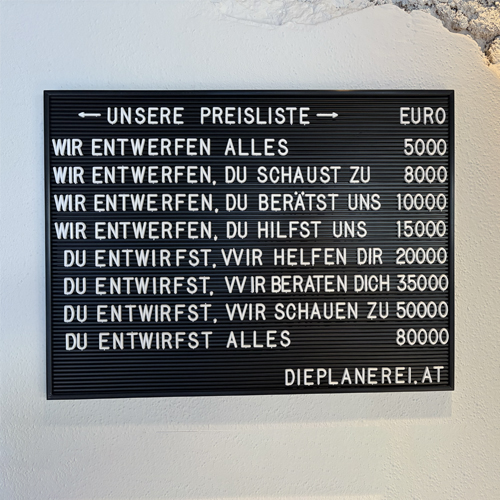 büro der dieplanerei in thalgau